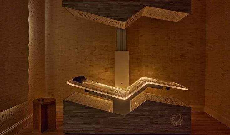 a high-tech recovery spa suite