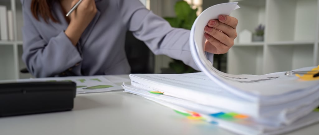 Análise e Revisões de Documentos