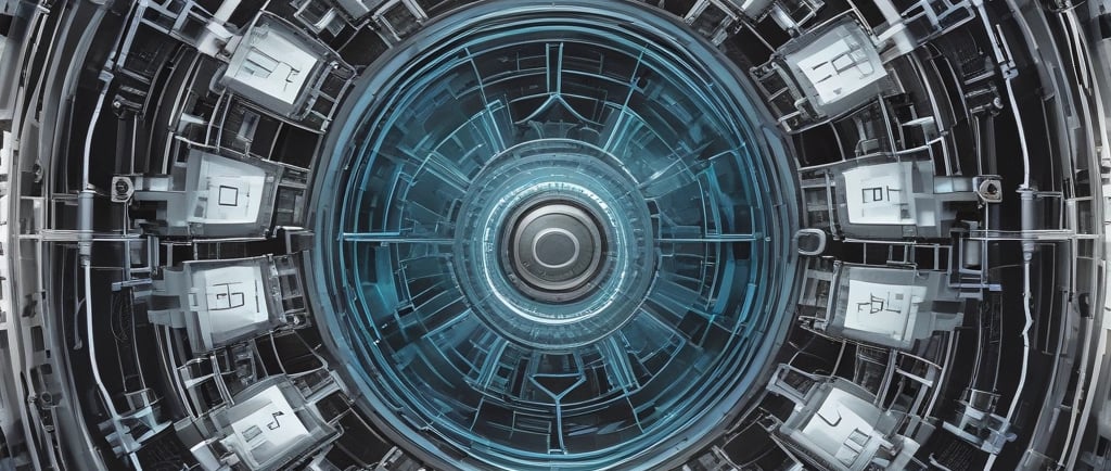 A computer screen displaying a webpage about ChatGPT, focusing on optimizing language models for dialogue. The webpage has text describing the model and includes the OpenAI logo. The background is green with some purple graphical elements on the side.