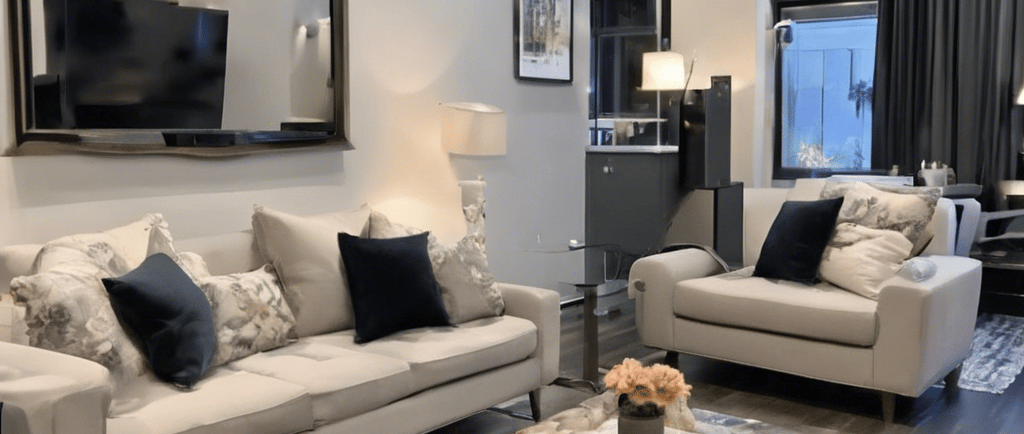 a laptop computer sitting on top of a white bed