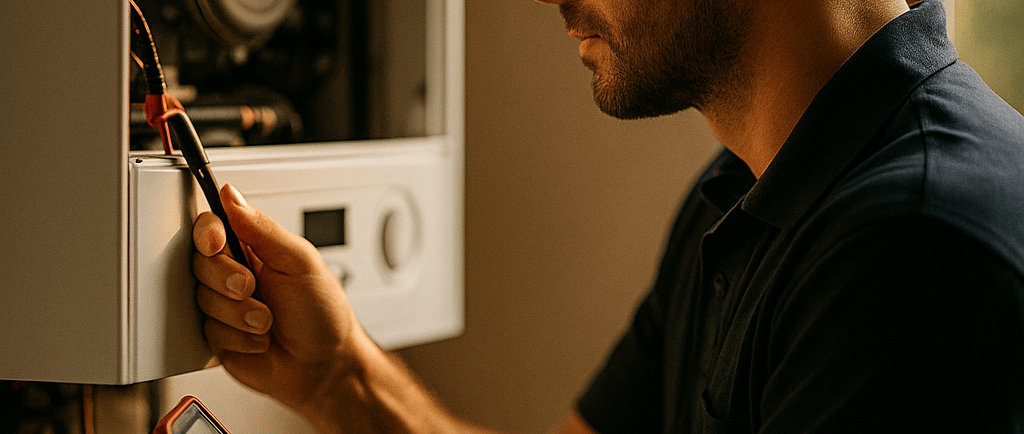 a man in a cap hat and a cell phone