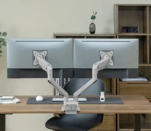 Singularity-India-LUMI-Monitor-Arm-Gas-Spring-Dual-monitor