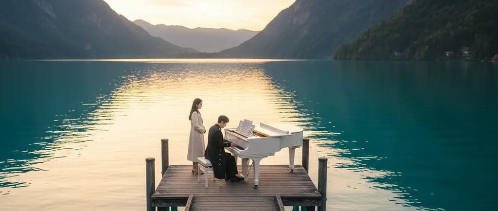 Scenic winding mountain road drive on the Crash Landing on You Swiss tour.