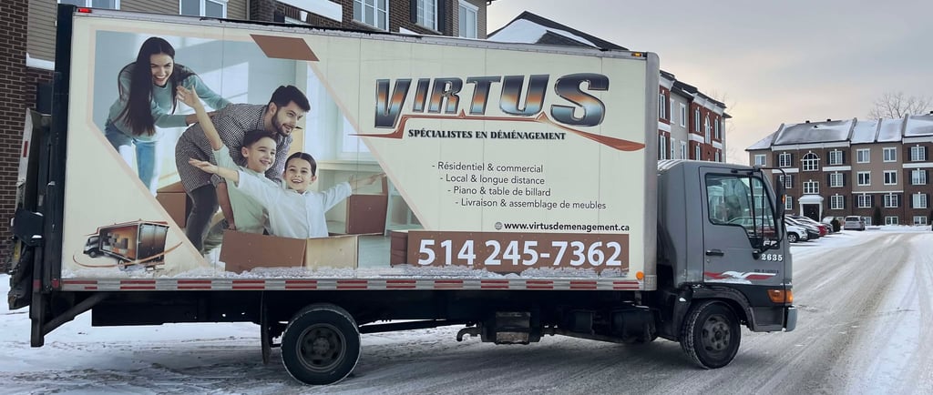 Déménagement économique pas cher avec demenageurs professionnels virtus demenagement