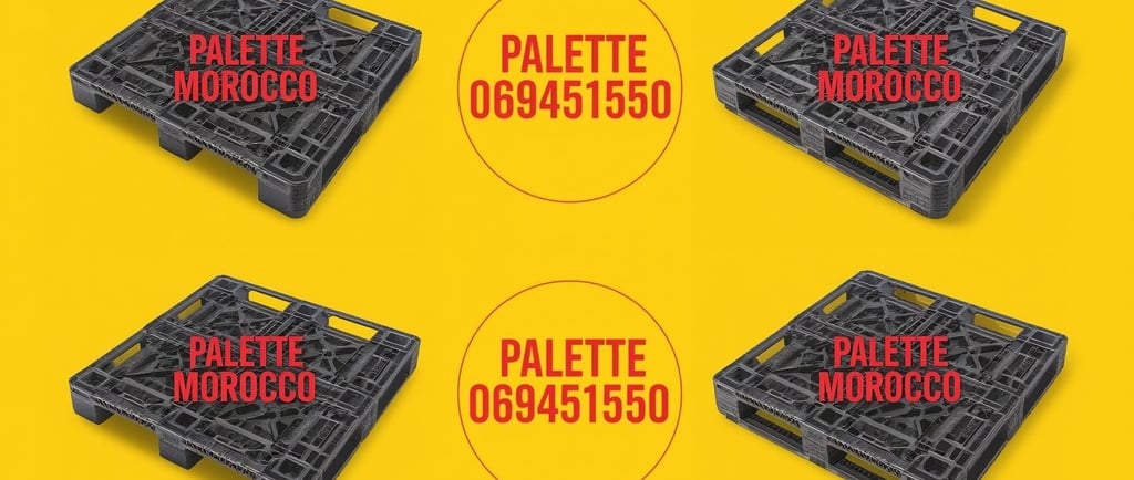 Palette plastique Maroc 