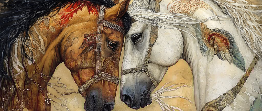 Horses Art Southwestern style Decor