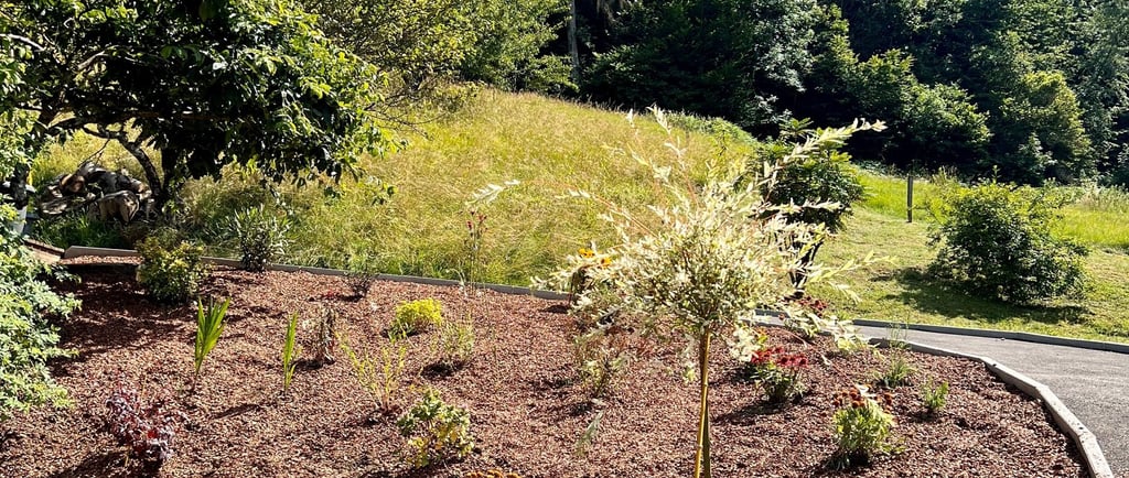 Création de massifs floraux et aménagements extérieurs à Talloires