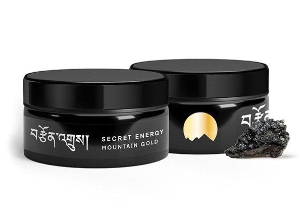 photo of shilajit mountain gold containers