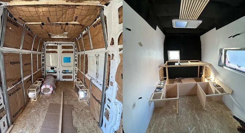motorhome build, van conversion, camper van renovation