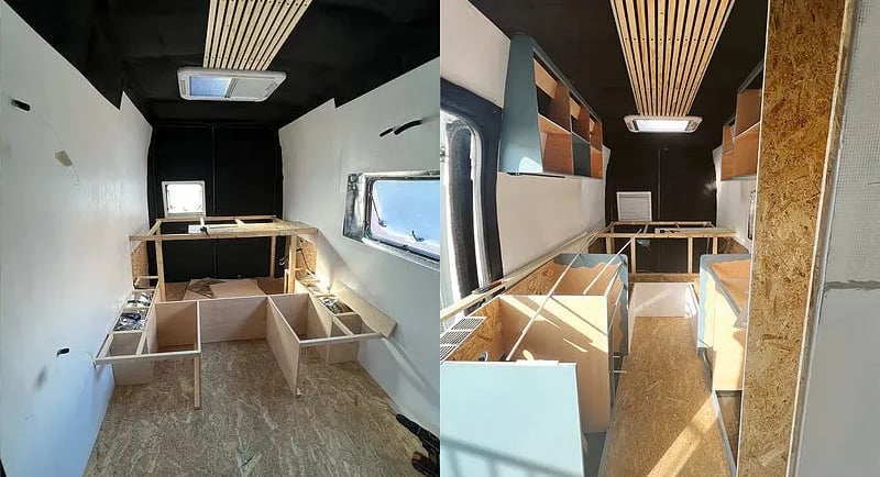 motorhome build, van conversion, camper van renovation