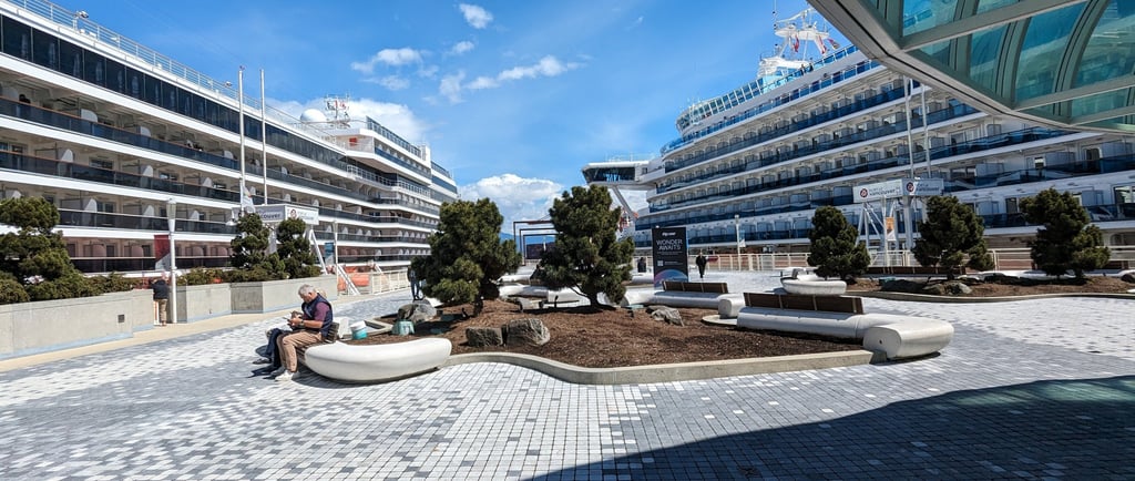 Ships at Canada Place