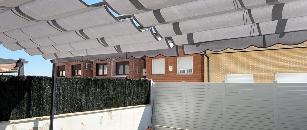 pérgola económica en madrid