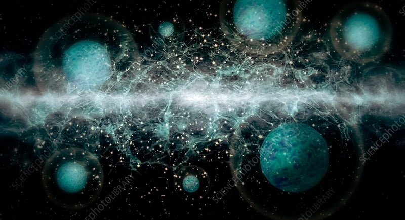Image: Artistic Representation of Multiverse - GiroScience - www.giroscience.com
