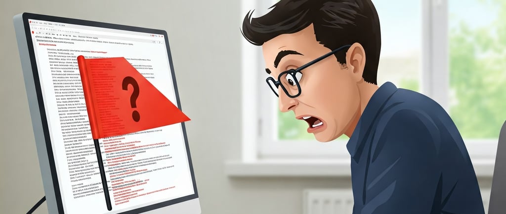 Hombre en una computadora aterrorizado