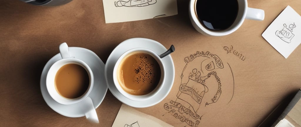 photo of coffee and journal