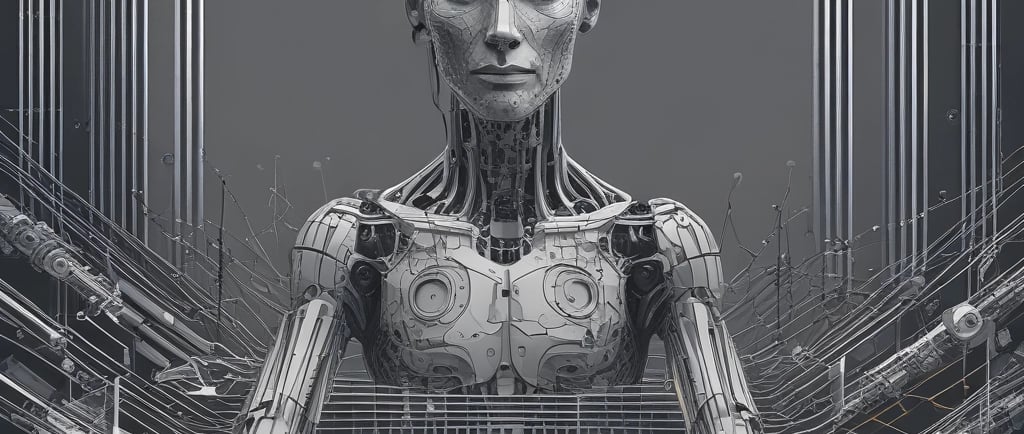 the word ai spelled in white letters on a black surface