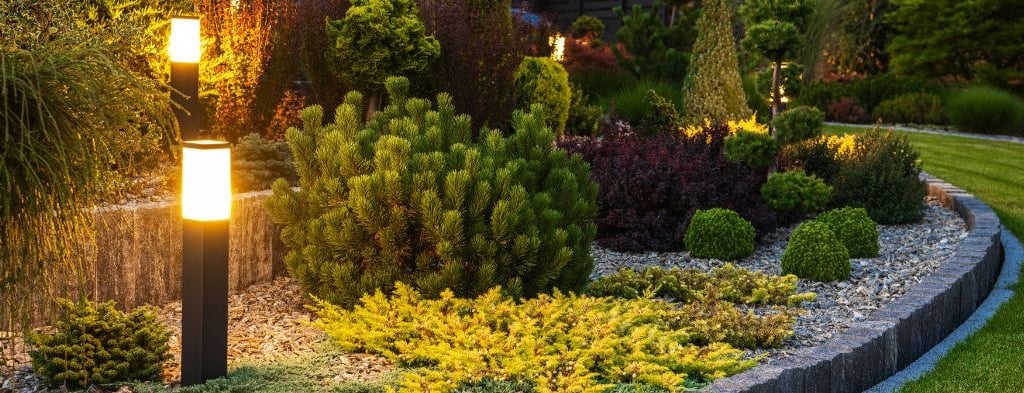Illuminazione del giardino: criteri illuminotecnici per esterni