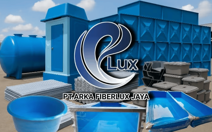 Jual fiberglass Tangerang meliputi bak fiber kaca, tangki & talang air fiberglass, sistem FRP industri, jasa pembuatan fiberg
