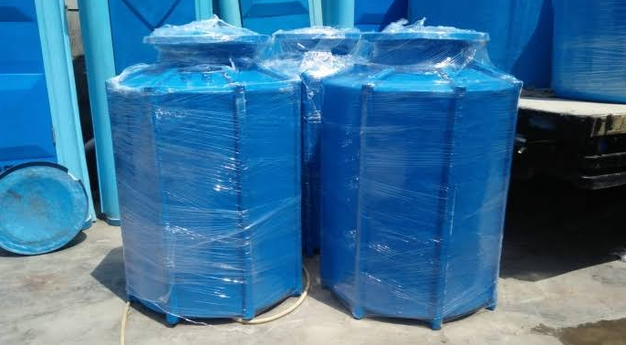 Tangki Air Fiberglass - Jual fiberglass Tangerang meliputi bak fiber kaca, talang air fiberglass, sistem FRP industri, jasa p