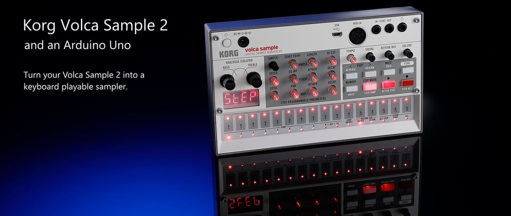 Volca Sample 2 keyboard playable sampler