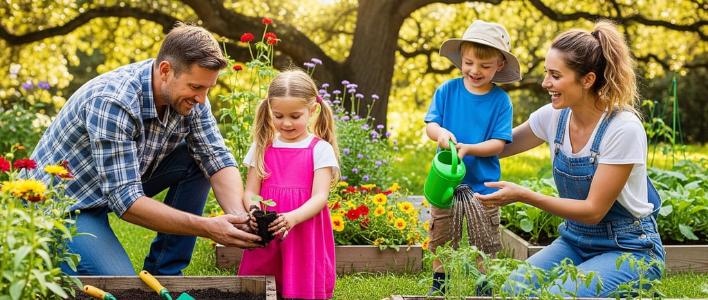 watering and planting fast growing plants 