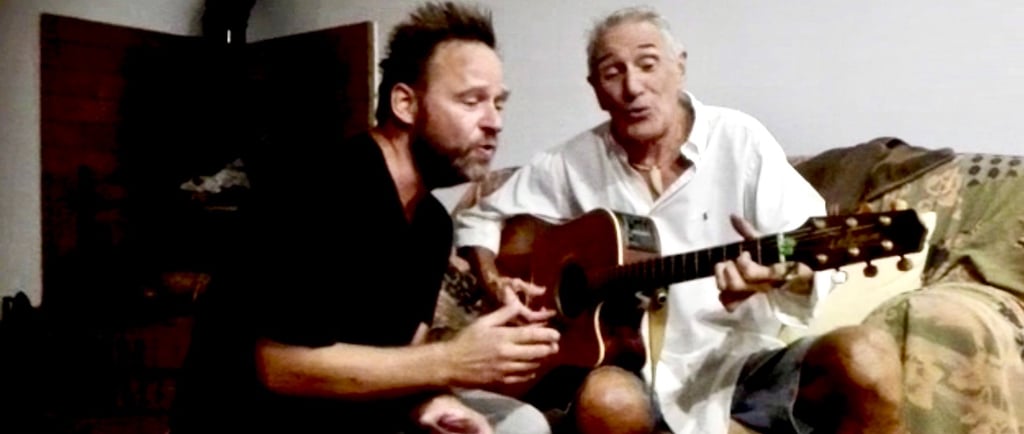 Kent from Rip-it Encore and Herby Armstrong singing 'Have I Told You Lately That I Love You' by Van