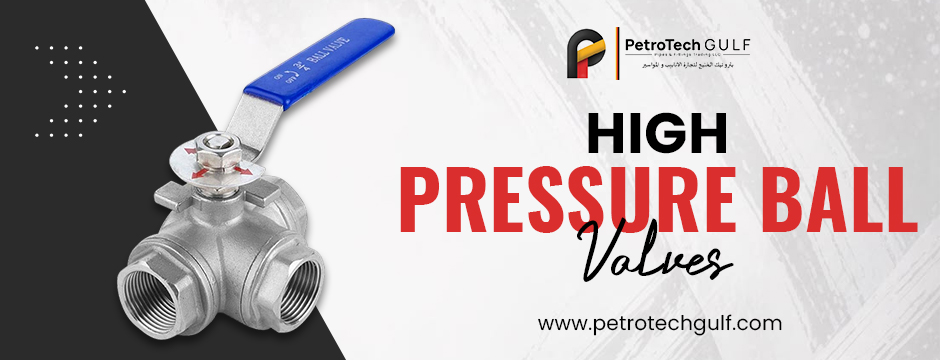 High pressure ball valves