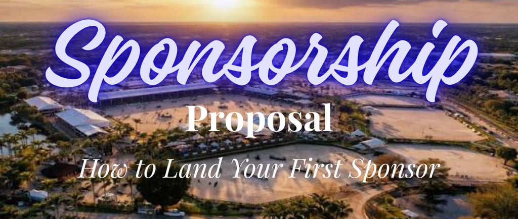 Sponsorship Proposal Sign