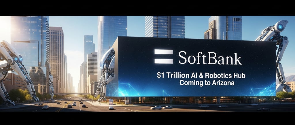 Softbank vai investir mais de 1 bilhão no arizona https://mei.guru