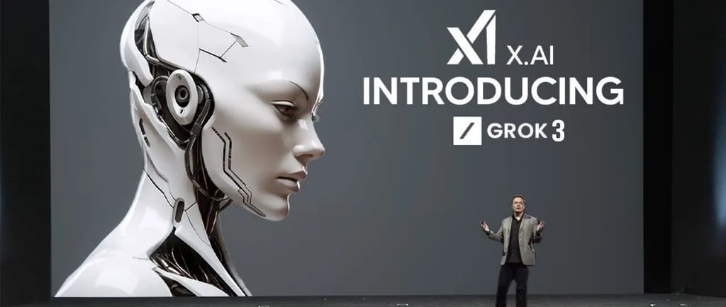 a man standing on a stage with a microphone and a microphone