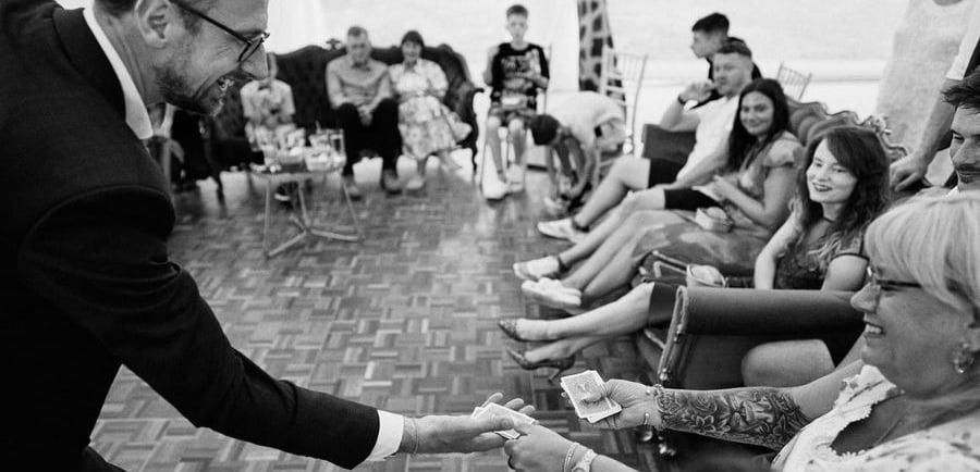 magician for wedding reception