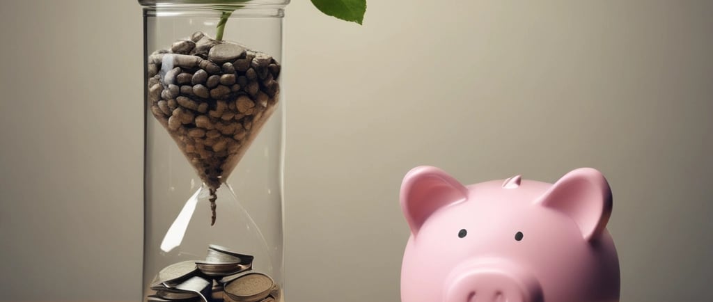 person holding brown and white labeled bottles