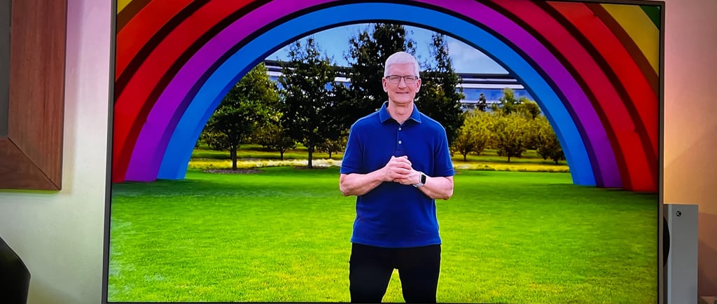 Tim Cook en el Apple Park