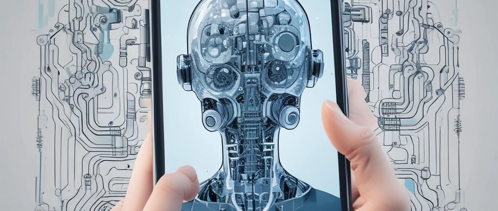 white and blue game controller