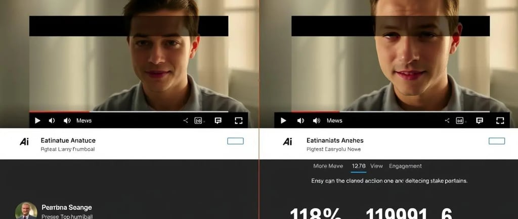 a man with a camera and a video camera,AI YouTube Thumbnails
