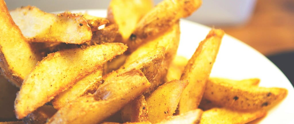 plate of french fries