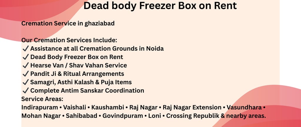 Cremation Service in Ghaziabad | Complete Antim Sanskar Support
