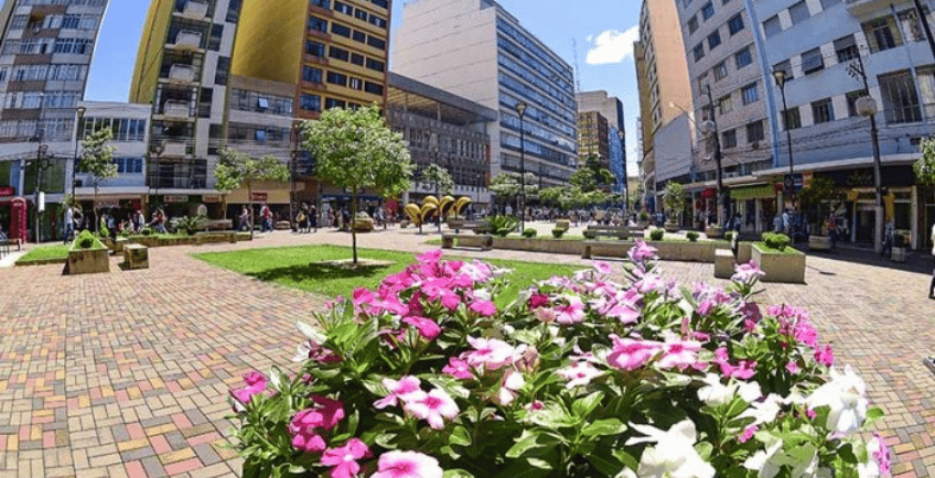 Calçadão de Londrina. Centro de Londrina