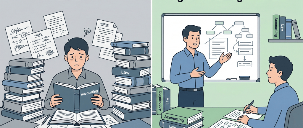 Comparison showing whether CA is difficult or students struggle due to wrong teaching methods