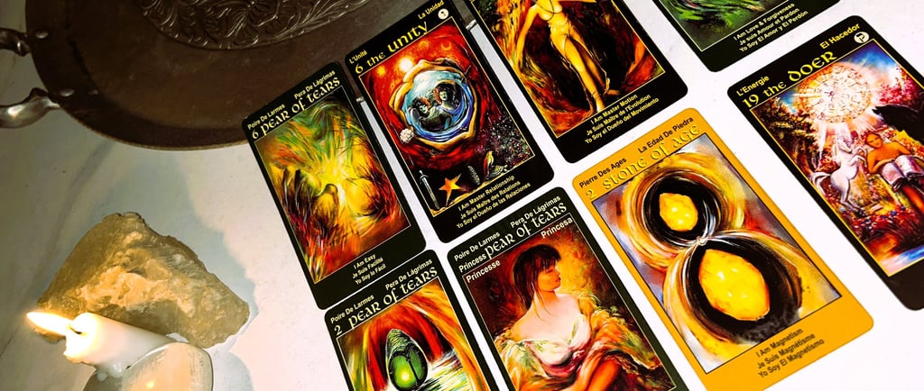 Tarot love cards for easy tarot readings beginners and advanced the I Am One tarot deck