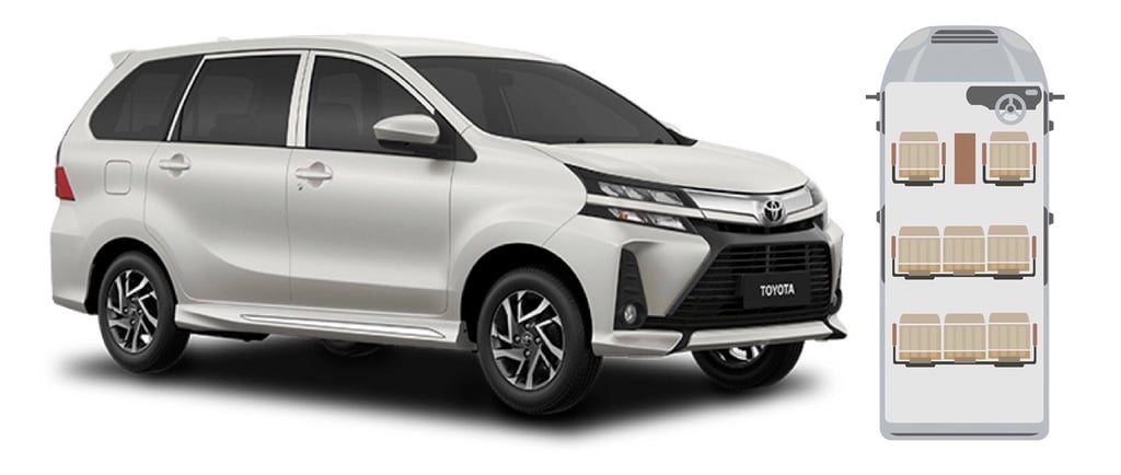 Toyota Avanza - Transport with 7 seat