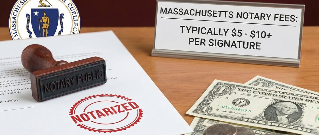 Notarized in Massachusetts