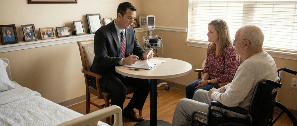 Mobile notary at Life Care Center of Stoneham Massachusetts