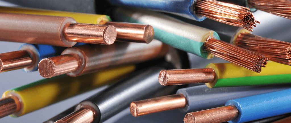 cables électriques de différentes sections