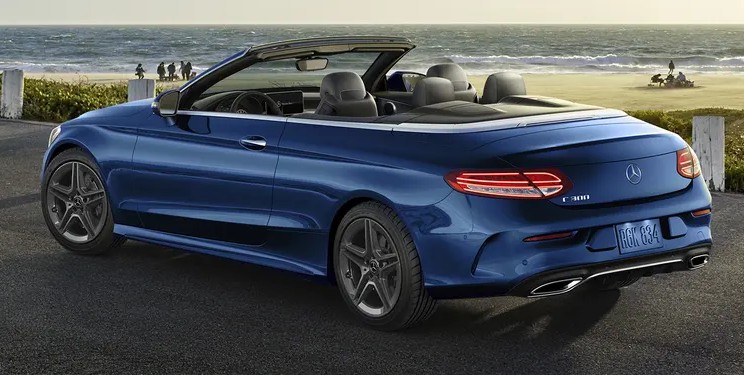 bodrum luxury car rental convertible by the coast