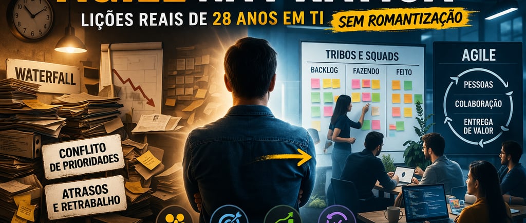 Agile na prática em squads de tecnologia