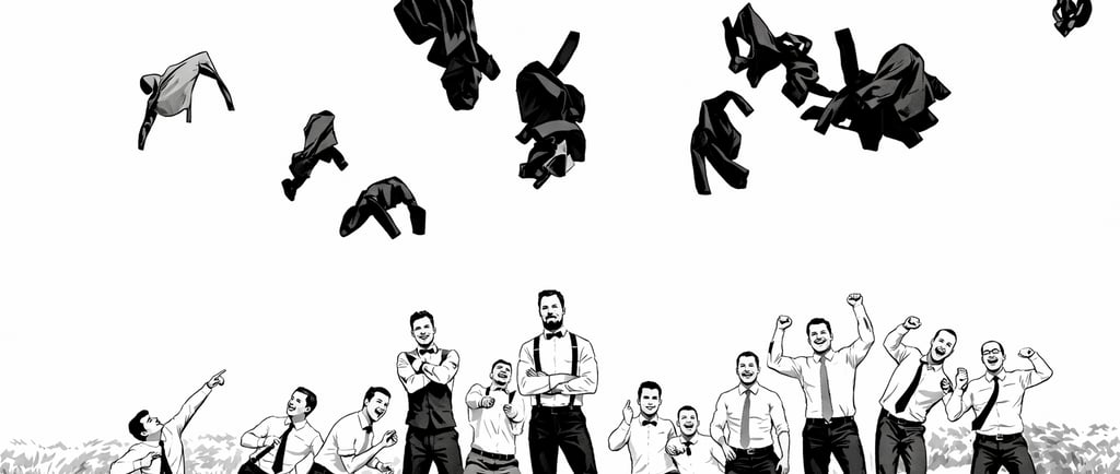 Illustration de pose amusante pour animation photo mariage