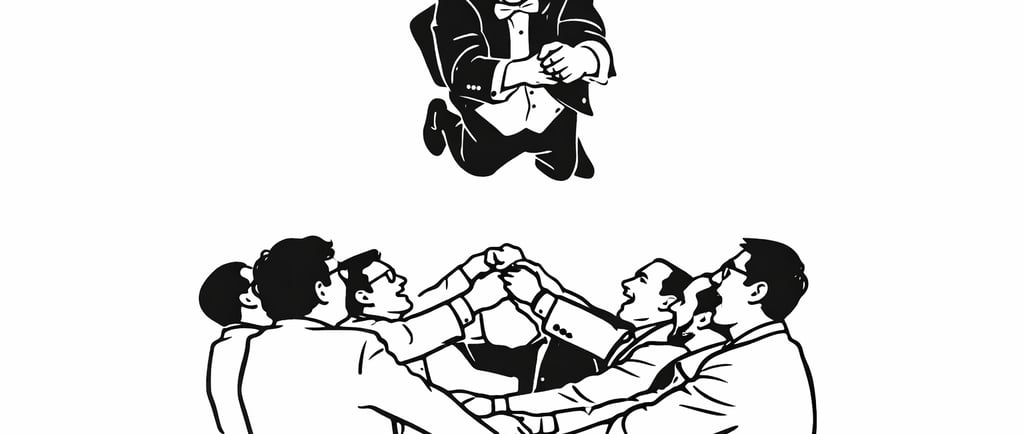 Illustration de pose amusante pour animation photo mariage
