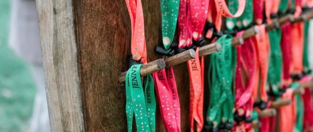 Bracelets mariage entrée festival