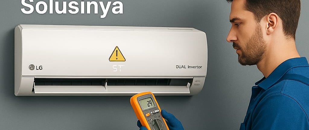 Service AC LG Dual Inverter Pekanbaru
